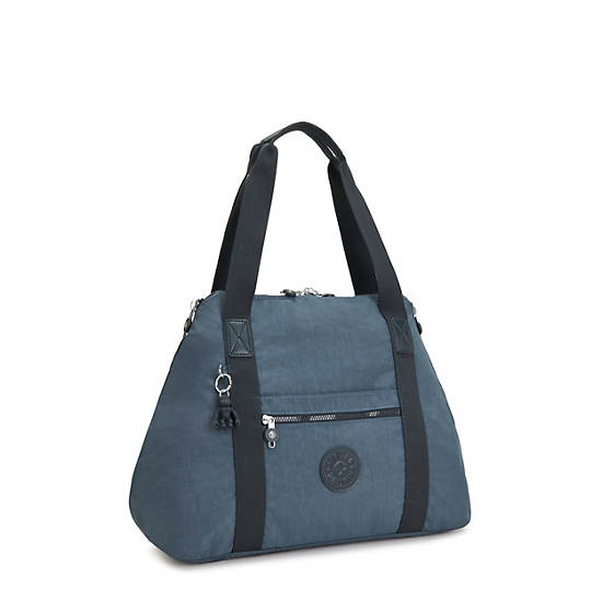 Kipling Art Medium Iconic Tote Çanta Lacivert Gri | TR 1448YX